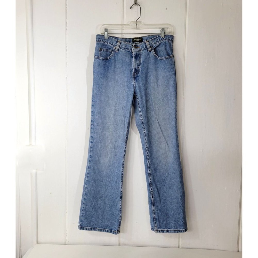 Eddie Bauer Straight Leg Light Wash Classic Jeans - Picture 6 of 6